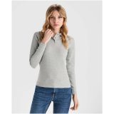 Vue 8 de Polo de 220 g/m² Estrella à manches longues pour femme