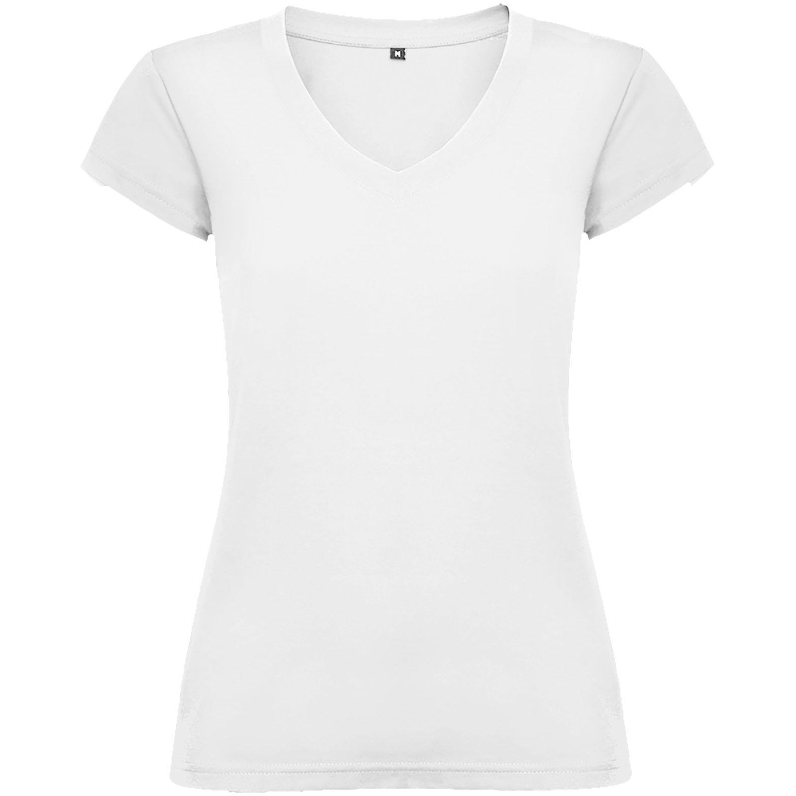T-shirt de 155 g/m² Victoria à col en V et manches courtes pour femme