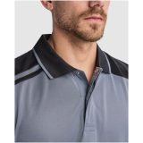 Vue 3 de Polo unisexe antibactérien à manches courtes Samurai de 160 g/m2