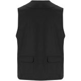 Vue 2 de Gilet de travail multi-poches à col en V Venera de 200 g/m2
