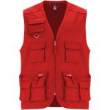 Vue 1 de Gilet de travail multi-poches à col en V Venera de 200 g/m2