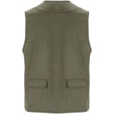 Vue 2 de Gilet de travail multi-poches à col en V Venera de 200 g/m2