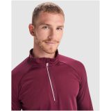 Vue 7 de Sweatshirt de 200 g/m² Estambul à manches longues et col demi-zip pour homme
