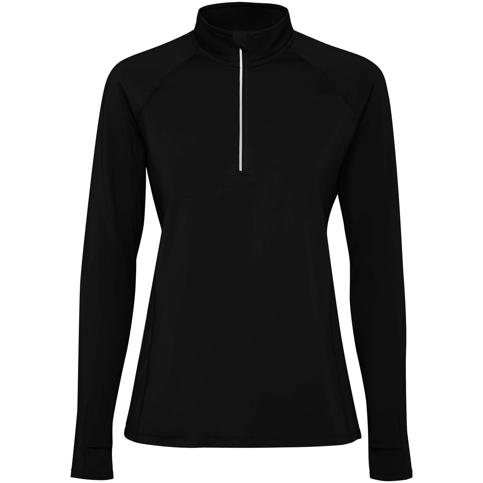 Sweatshirt de 200 g/m² Estambul à manches longues et demi-zip pour femme
