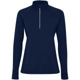 Vue 1 de Sweatshirt de 200 g/m² Estambul à manches longues et demi-zip pour femme
