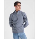 Vue 3 de Veste polaire Himalaya avec fermeture quart de zip pour homme