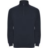 Vue 7 de Pull zippé de 280 g/m² Aneto avec fermeture quart de zip