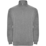 Vue 1 de Pull zippé de 280 g/m² Aneto avec fermeture quart de zip