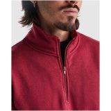 Vue 3 de Pull zippé de 280 g/m² Aneto avec fermeture quart de zip