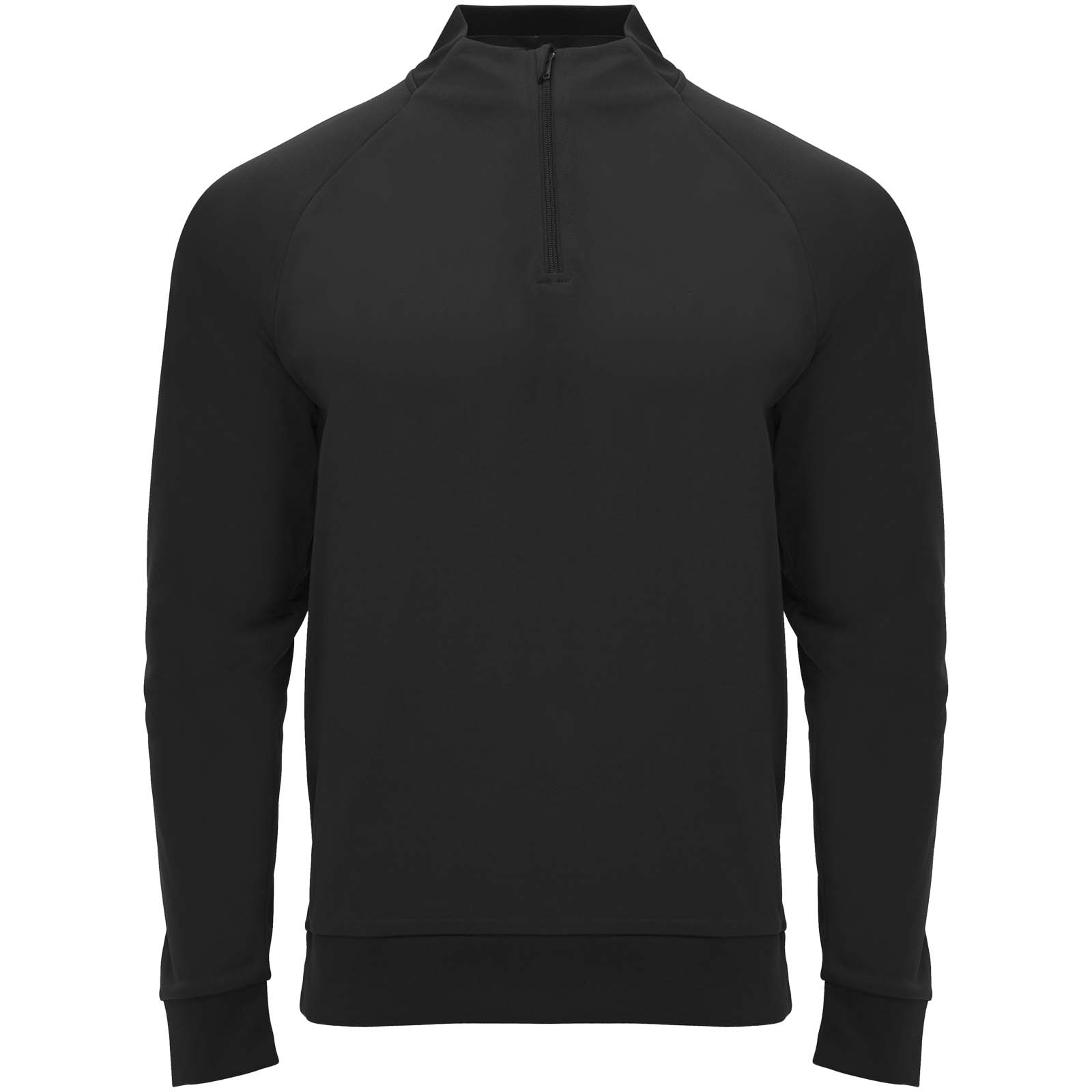 Sweatshirt de 200 g/m² Epiro à manches longues unisexe avec fermeture demi-zip