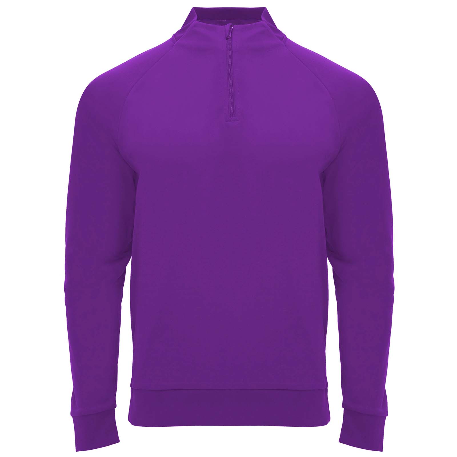 Sweatshirt de 200 g/m² Epiro à manches longues unisexe avec fermeture demi-zip