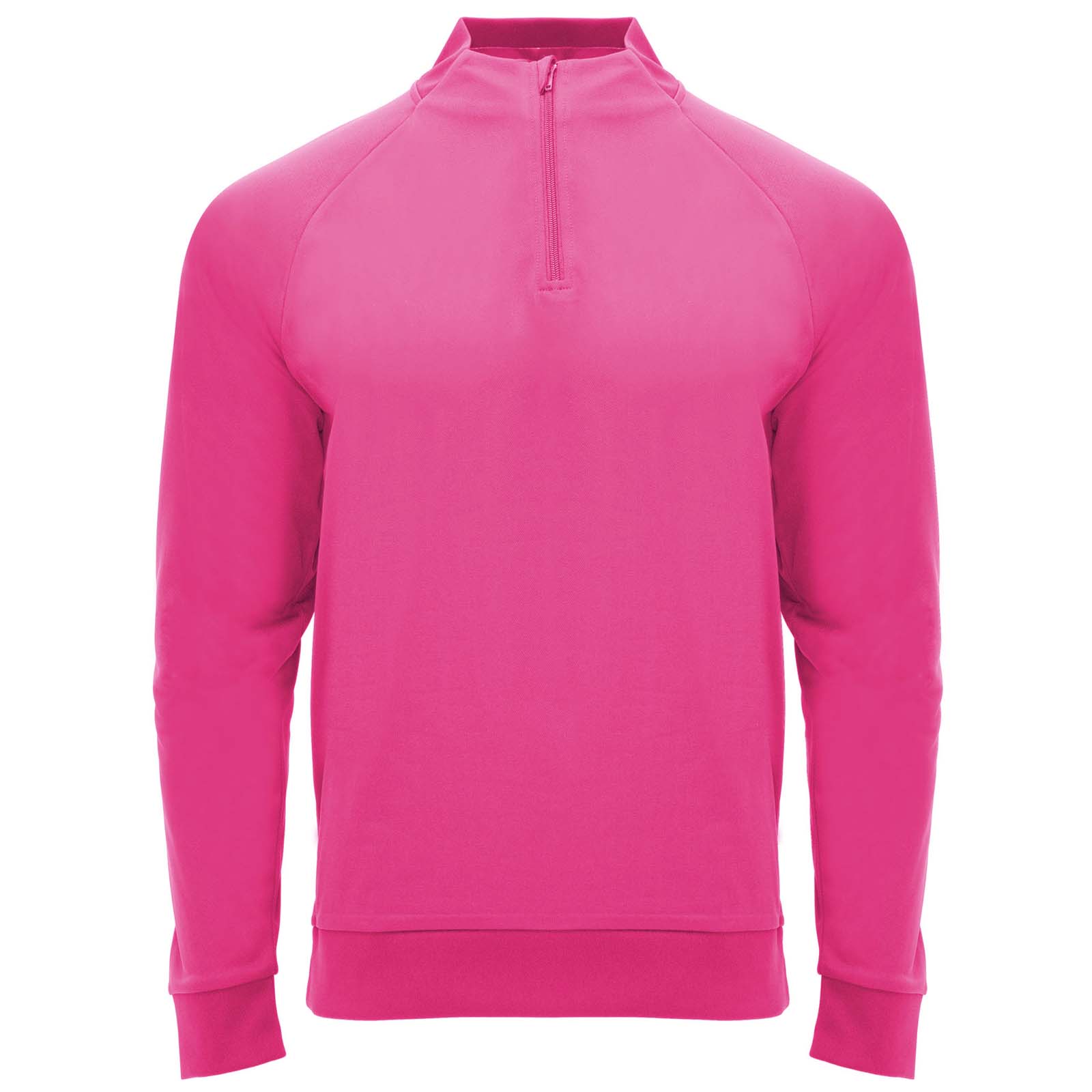 Sweatshirt de 200 g/m² Epiro à manches longues unisexe avec fermeture demi-zip