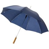 Vue 1 de Parapluie 23" à ouverture automatique avec poignée en bois Lisa