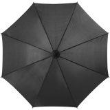 Vue 2 de Parapluie 23" à ouverture automatique, poignée et mât en bois