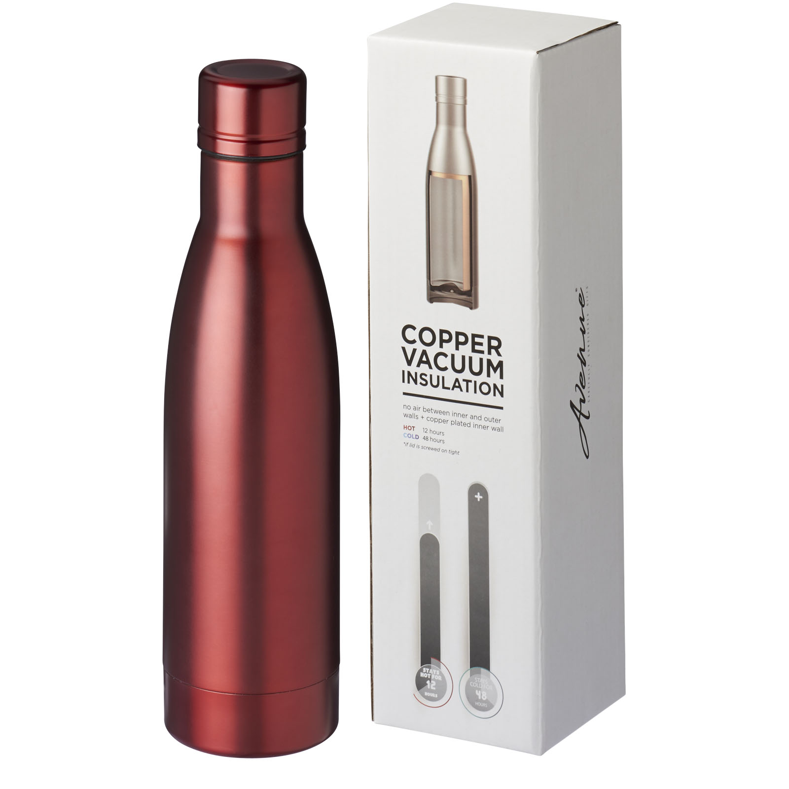 Bouteille isotherme Vasa sous vide avec couche de cuivre de 500 ml