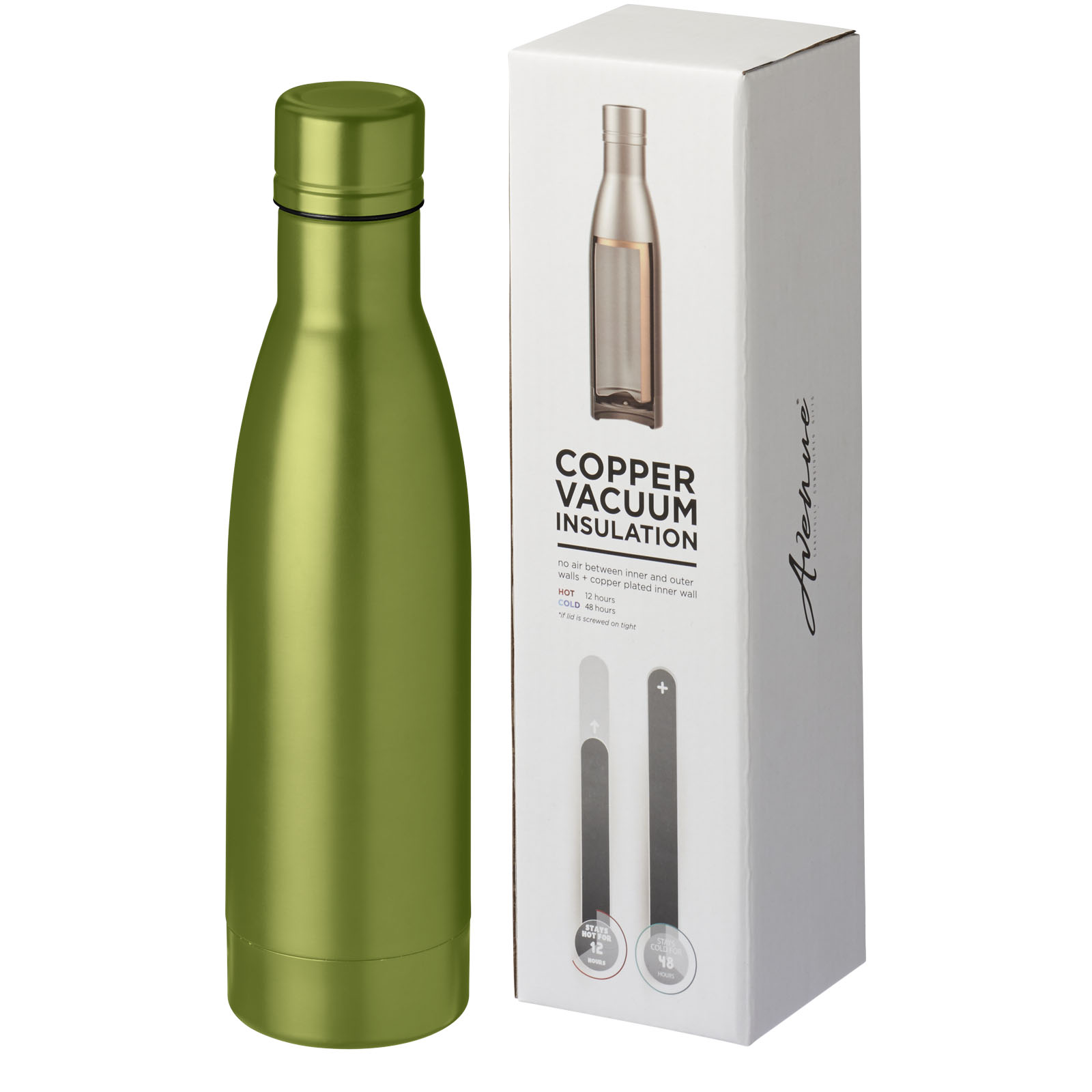 Bouteille isotherme Vasa sous vide avec couche de cuivre de 500 ml