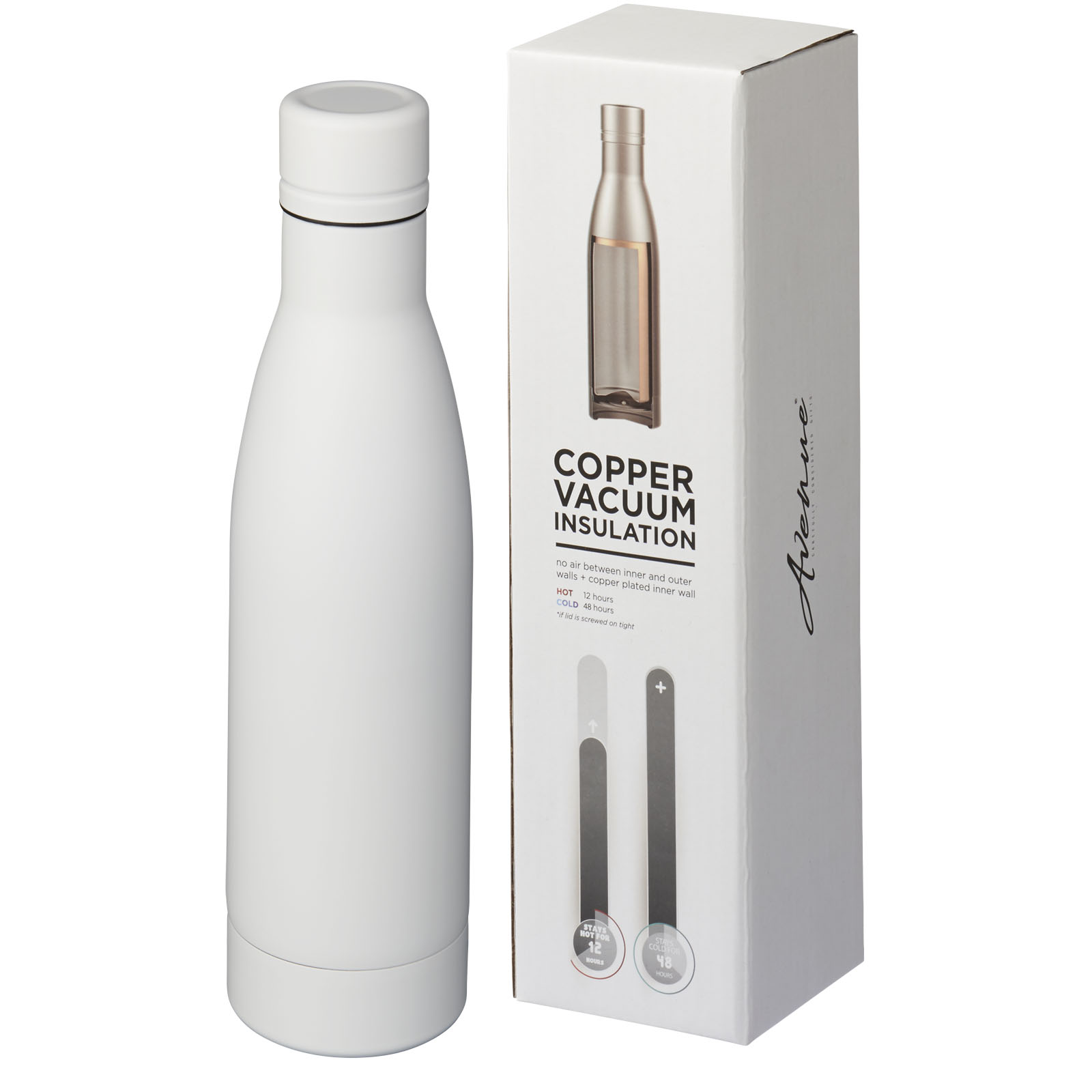 Bouteille isotherme Vasa sous vide avec couche de cuivre de 500 ml