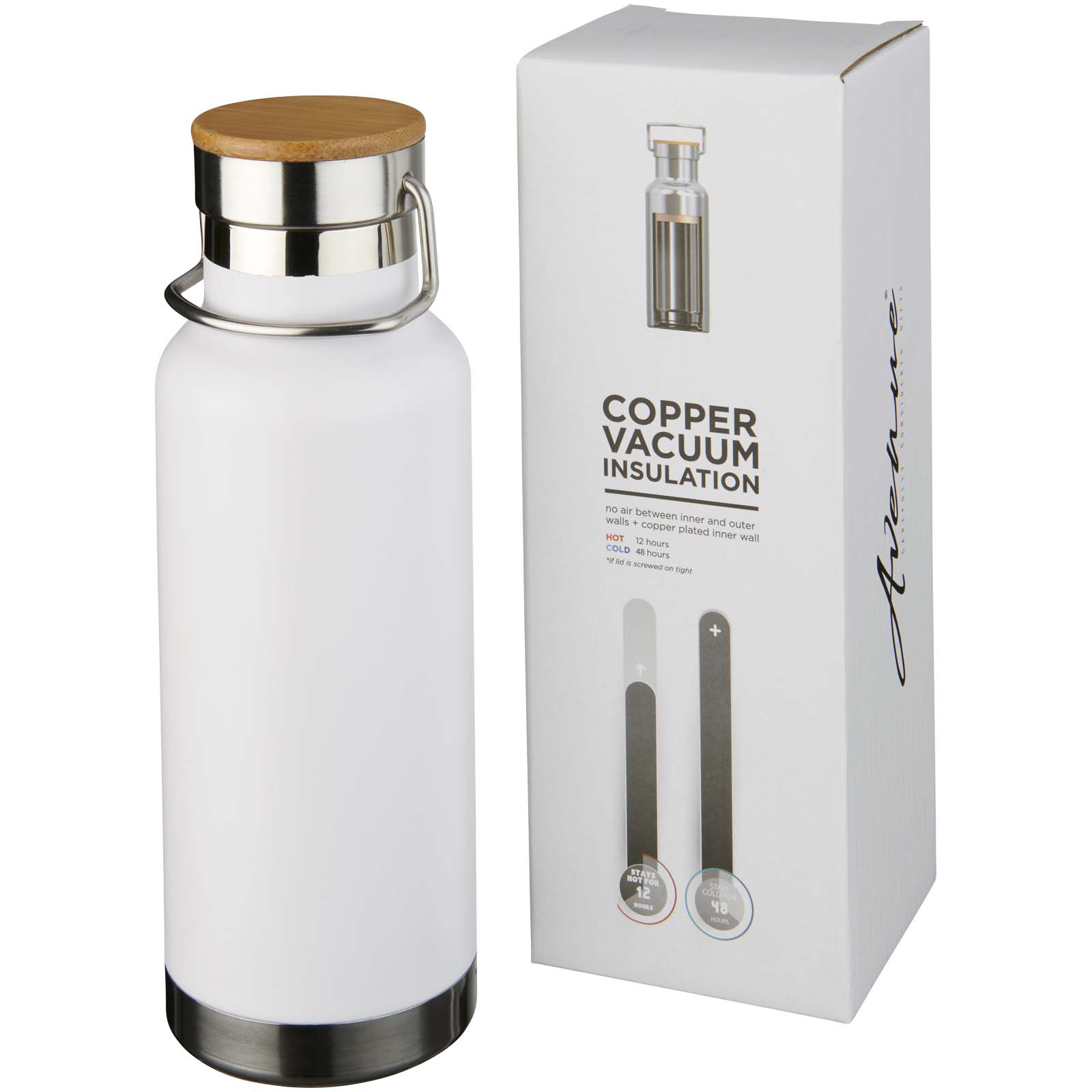 Bouteille de sport 480ml avec isolation par le vide et couche de cuivre Thor