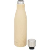 Vue 3 de Bouteille isotherme Vasa imitation bois sous vide avec couche de cuivre de 500 ml