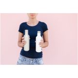 Vue 12 de Bouteille Pinto avec isolation par le vide et couche de cuivre 750ml