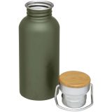 Vue 3 de Bouteille de sport à simple paroi en acier inoxydable Thor 550 ml