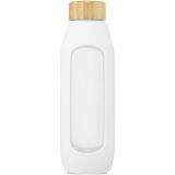 Vue 2 de Bouteille Tidan de 600 ml en verre borosilicate avec grip en silicone