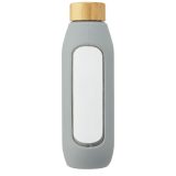 Vue 8 de Bouteille Tidan de 600 ml en verre borosilicate avec grip en silicone