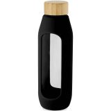 Vue 4 de Bouteille Tidan de 600 ml en verre borosilicate avec grip en silicone