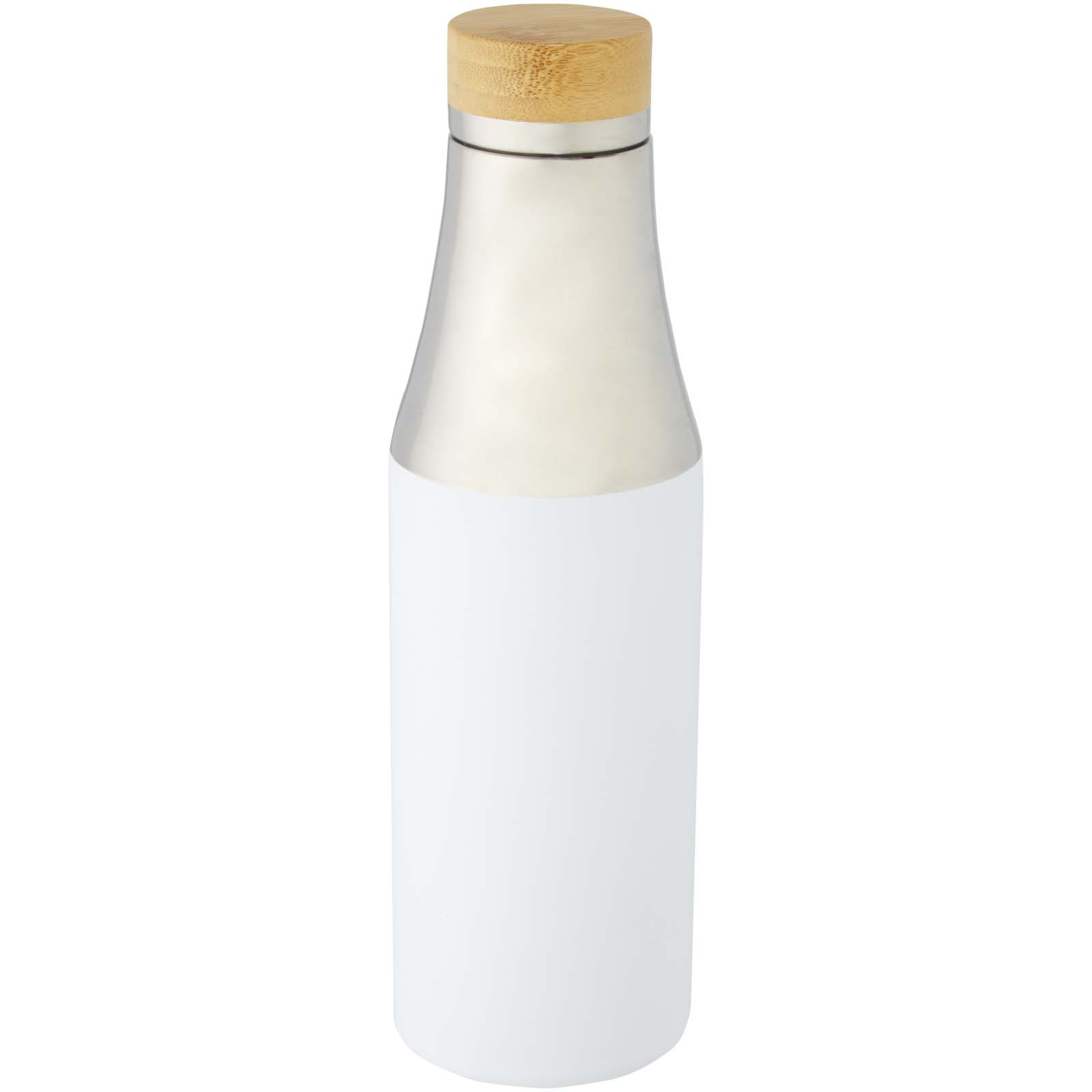 Bouteille Hulan de 540 ml en acier inoxydable avec cuivre et isolation par le vide avec couvercle en bambou