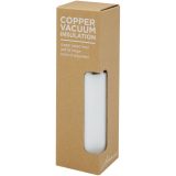 Vue 7 de Bouteille Hulan de 540 ml en acier inoxydable avec cuivre et isolation par le vide avec couvercle en bambou