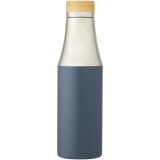 Vue 9 de Bouteille Hulan de 540 ml en acier inoxydable avec cuivre et isolation par le vide avec couvercle en bambou