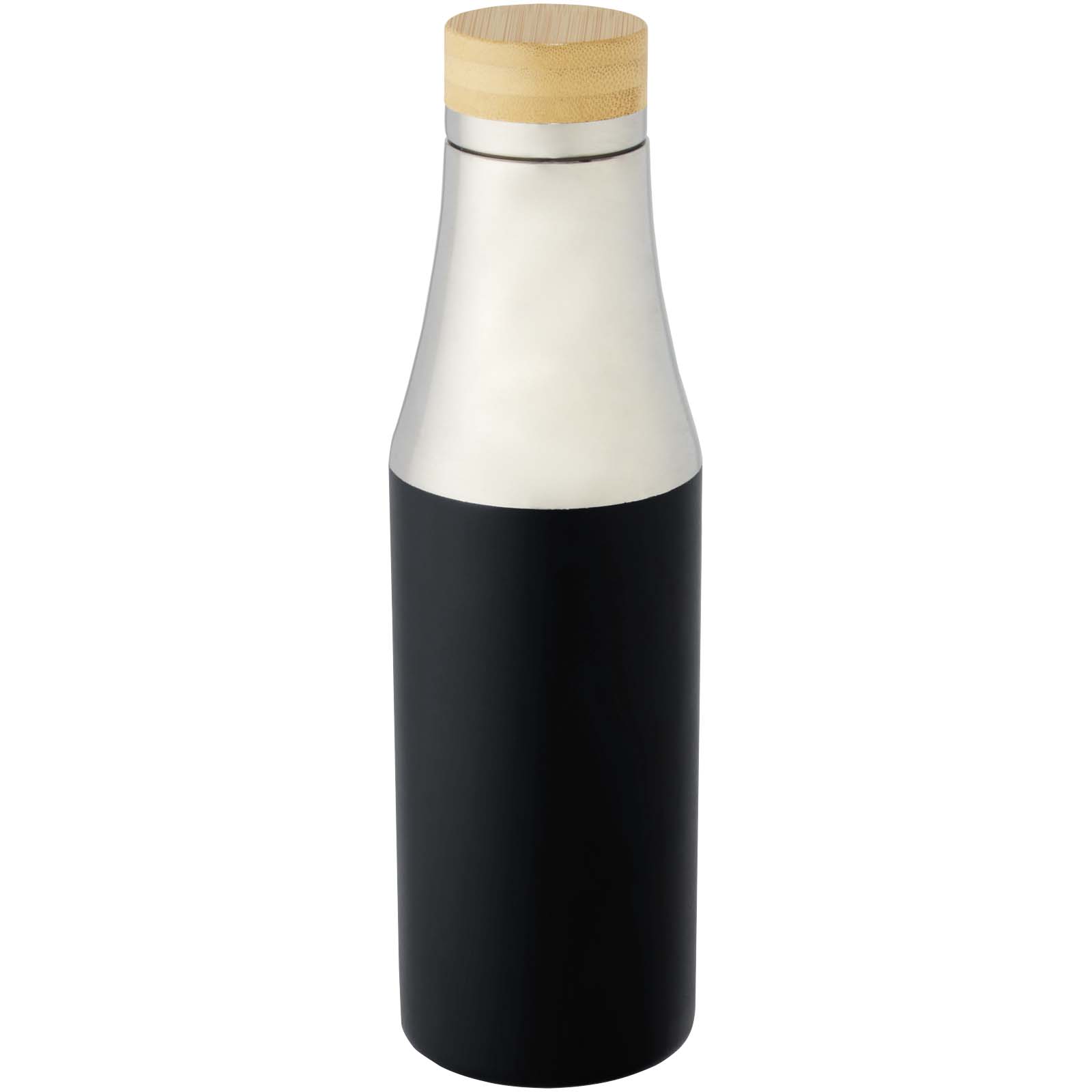 Bouteille Hulan de 540 ml en acier inoxydable avec cuivre et isolation par le vide avec couvercle en bambou