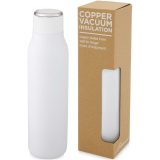Vue 4 de Bouteille isotherme Marka 600 ml avec couche de cuivre et avec boucle métallique