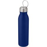 Vue 1 de Bouteille de sport Harper 700 ml en acier inoxydable avec boucle métallique
