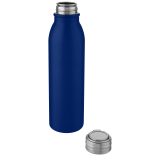 Vue 3 de Bouteille de sport Harper 700 ml en acier inoxydable avec boucle métallique
