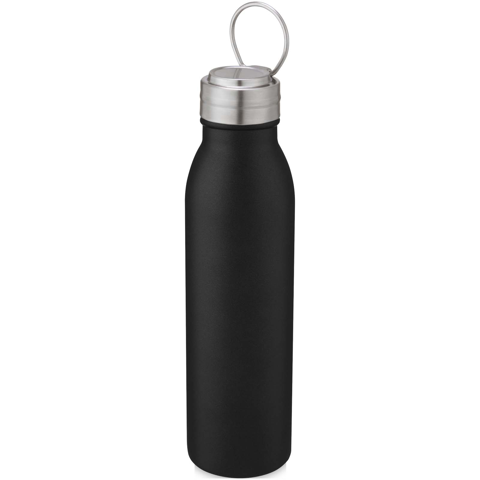 Bouteille de sport Harper 700 ml en acier inoxydable avec boucle métallique