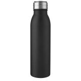 Vue 7 de Bouteille de sport Harper 700 ml en acier inoxydable avec boucle métallique