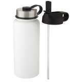 Vue 4 de Bouteille de sport isotherme Supra 1 l avec couche de cuivre et 2 couvercles