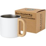 Vue 1 de Tasse Bjorn de 360 ml en acier inoxydable recyclé certifiée RCS avec isolation sous vide et couche de cuivre