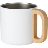 Vue 4 de Tasse Bjorn de 360 ml en acier inoxydable recyclé certifiée RCS avec isolation sous vide et couche de cuivre
