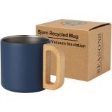 Vue 7 de Tasse Bjorn de 360 ml en acier inoxydable recyclé certifiée RCS avec isolation sous vide et couche de cuivre