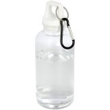 Vue 1 de Bouteille d'eau Oregon de 400 ml en plastique recyclé avec mousqueton