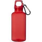 Vue 7 de Bouteille d'eau Oregon de 400 ml en plastique recyclé avec mousqueton