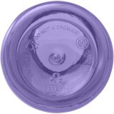 Vue 3 de Bouteille d'eau Oregon de 400 ml en plastique recyclé avec mousqueton