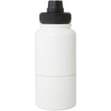Vue 2 de Bouteille de sport Dupeca de 840 ml avec isolation en acier inoxydable certifiée RCS