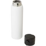 Vue 3 de Fiole isotherme Sika de 450 ml en acier inoxydable recyclé certifié RCS