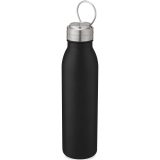 Vue 7 de Bouteille d'eau Harper de 720 ml en acier inoxydable certifié RCS avec boucle métallique