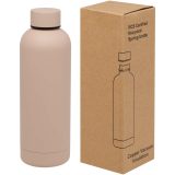 Vue 8 de Bouteille isotherme avec isolation par le vide Spring 500 ml en cuivre inoxydable recyclé certifié RCS