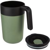 Vue 3 de Tasse Nordia de 400 ml recyclée à double paroi