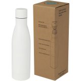 Vue 1 de Bouteille isotherme Vasa en acier inoxydable recyclé certifié RCS de 500 ml avec isolation par le vide et couche de cuivre
